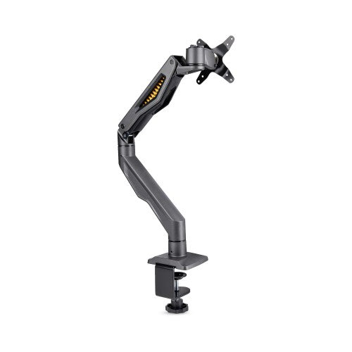 StarTech.com Desk Mount Monitor Arm, Up To 32" Display, Max 22lb/10kg, VESA 75x75/100x100, C-Clamp, Fully Articulating, Mechanical Spring, TAA-compliant