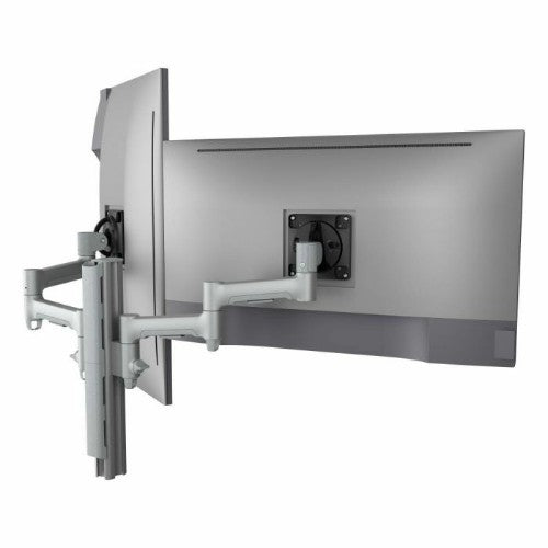Atdec AWMS-2-4640-F-S monitor mount / stand 46 cm (18.1") Black Desk