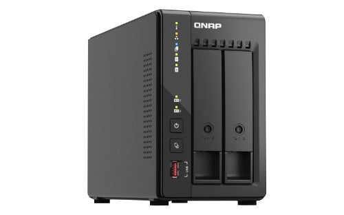 QNAP TS-253E NAS Tower Intel® Celeron® J6412 8 GB 8 TB HDD QNAP Turbo System Black