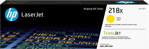 HP 218X YELLOW LASERJET TONER CARTRIDGE 2.5K YIELD FOR 3301SDW / 3301FDW