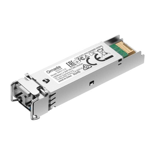 TP-Link Omada Gigabit SFP Module, Single-mode, MiniGBIC, LC Interface, Up to 10km Distance