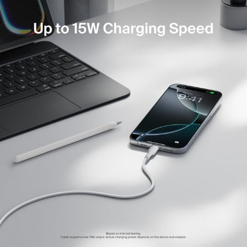 Belkin CAB021FQ2MWH USB cable 2 m USB A USB C White
