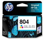 HP 804 TRI-COLOR INK CART 165 PAGES FOR HP ENVY 6220 6222 7120 7820 7822