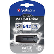 Verbatim V3 - USB 3.0 Drive 64 GB - Black