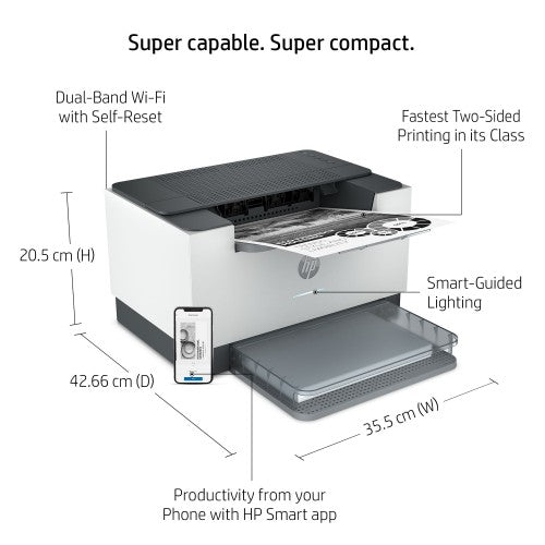 HP LaserJet M209dw Wireless Black and white Printer, Duplex