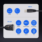 ATEN UC232AF USB Type-A RS-232 Black