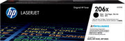 HP 206X BLACK TONER - HIGH YIELD - APPROX 3.15K PAGES - FOR M283, M255 PRINTERS