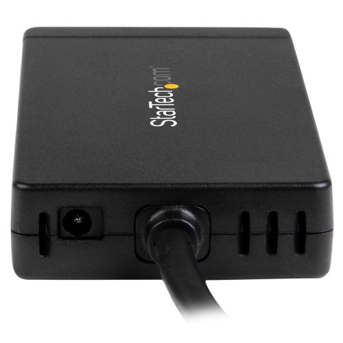 StarTech.com 3-Port USB-C Hub with Gigabit Ethernet - USB-C to 3x USB-A - USB 3.0 (5Gbps) - Includes Power Adapter - TAA