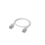 Ubiquiti UACC-Cable-Patch-EL-C6A-0.3M-W networking cable Translucent, White Cat6a
