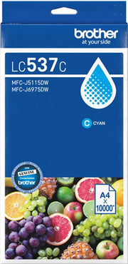 Brother LC537C ink cartridge 1 pc(s) Original Ultra High Yield Cyan