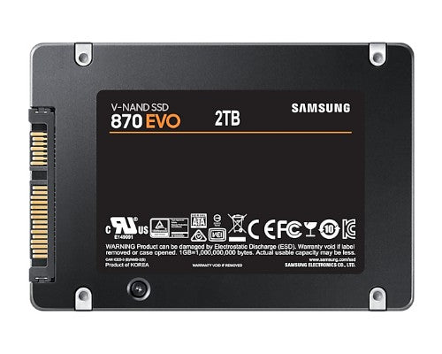 Samsung 870 EVO 2 TB 2.5" Serial ATA III V-NAND MLC
