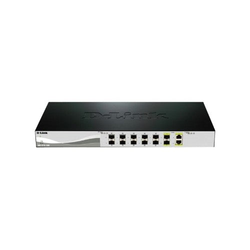 D-Link 10-port 10G SFP+ and 2-port 10GBASE-T/SFP+ Multi-Gigabit Smart Managed Switch