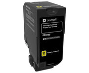 Lexmark 74C6HY0 toner cartridge 1 pc(s) Original Yellow
