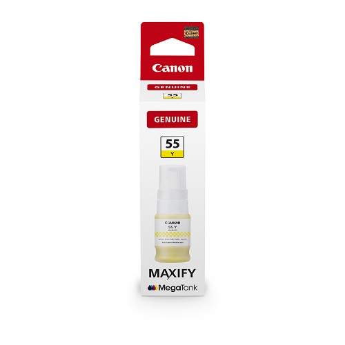 Canon GI-55 YELLOW INK BOTTLE FOR GX1060 / GX2060 - 3K PAGE YIELD