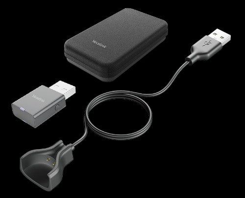 Yealink *LAST STOCK* Yealink Portable Accessory Kit for WH63/67, Carry Case, Charging Cable, WDD60 DECT Dongle, Make DECT Headset Your Hybrid Work Booster