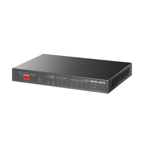 TP-LINK Mercusys MS110CMP 8-Port 10/100 Mbps + 2-Port Gigabit Desktop Switch with 8-Port PoE+