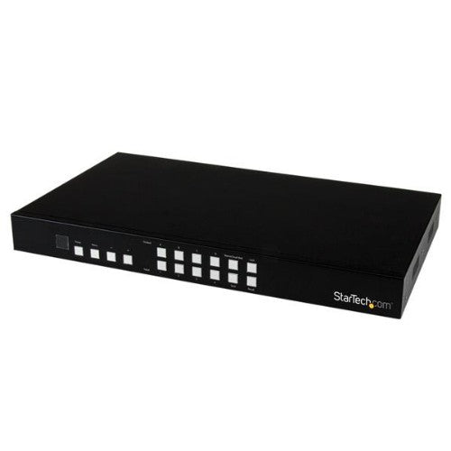 StarTech.com 4x4 HDMI Matrix Switch with Picture-and-Picture Multiviewer or Video Wall - TAA