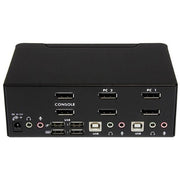 StarTech.com 2-Port DisplayPort Dual-Monitor KVM Switch - 4K 60Hz - TAA