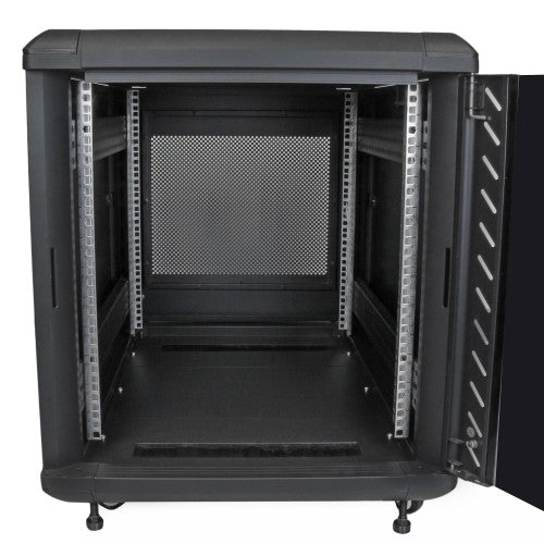 StarTech.com 12U Enterprise-Grade Server Rack Cabinet, 19in Enclosed 4-Post Rack with 29in (75cm) Mounting Depth and 1764lb (800kg) Weight Capacity