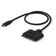 StarTech.com SATA to USB-C Cable, USB 10Gbps to 2.5in SATA I II III Hard Drive Adapter, External Converter for SSD or HDD Data Transfer