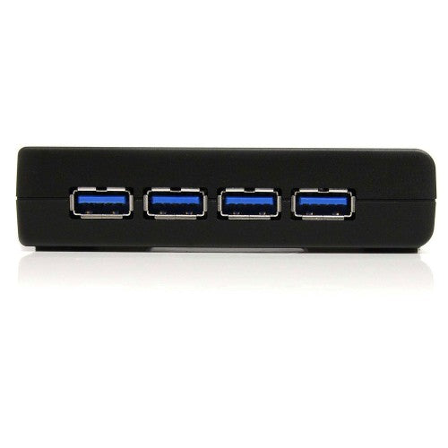 StarTech.com 4 Port Black SuperSpeed USB 3.0 Hub - 5Gbps