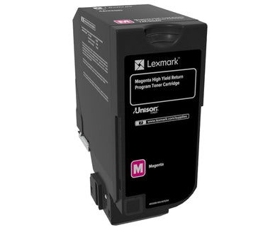 Lexmark 74C6HM0 toner cartridge 1 pc(s) Original Magenta