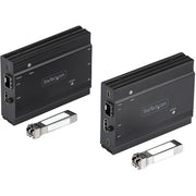 StarTech.com 4K HDMI KVM Extender over Fiber - HDMI Video & USB Remote KVM Switch/Console Extender - up to 984ft/300m (MultiMode) - 2x 10G MMF SFP+ modules - KVM Extension Kit (TX/RX) - TAA