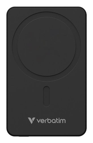 Verbatim Charge 'n' Go Essentials Magnetic Wireless Power Bank 10000 mAh Black