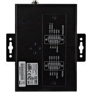 StarTech.com 4 Port Serial Hub USB to RS232/RS485/RS422 Adapter - Industrial USB 2.0 to DB9 Serial Converter Hub - IP30 Rated - Din Rail Mountable Metal Serial Hub - 15kV ESD Protection - TAA