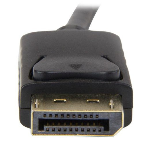 StarTech.com 3.3ft (1m) DisplayPort to HDMI Cable - 4K 30Hz - DisplayPort to HDMI Adapter Cable - DP 1.2 to HDMI Monitor Cable Converter - Latching DP Connector - Passive DP to HDMI Cord