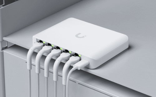 Ubiquiti UniFi Flex Mini 2.5G Managed 2.5G Ethernet (100/1000/2500) Power over Ethernet (PoE) Desktop White