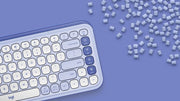 Logitech POP Icon Keys keyboard Universal Bluetooth QWERTY English Lilac, White
