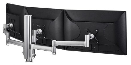 Atdec AWMS-3-13714-F-S monitor mount / stand 61 cm (24") Silver Desk