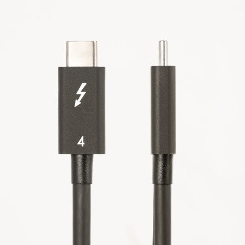 StarTech.com 3.3ft (1m) Thunderbolt 4 Cable - 40Gbps - 100W PD - 4K/8K Video - Intel-Certified Thunderbolt Cable - Compatible w/ USB4/Thunderbolt 3/USB 3.2/USB Type-C/DisplayPort