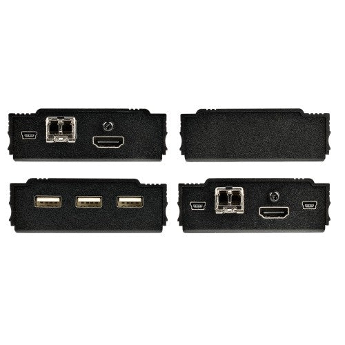 StarTech.com 4K HDMI KVM Extender over Fiber - HDMI Video & USB Remote KVM Switch/Console Extender - up to 984ft/300m (MultiMode) - 2x 10G MMF SFP+ modules - KVM Extension Kit (TX/RX) - TAA