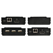 StarTech.com 4K HDMI KVM Extender over Fiber - HDMI Video & USB Remote KVM Switch/Console Extender - up to 984ft/300m (MultiMode) - 2x 10G MMF SFP+ modules - KVM Extension Kit (TX/RX) - TAA