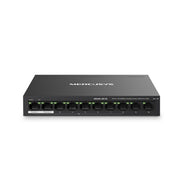 TP-LINK Mercusys MS110P 10-Port 10/100Mbps Desktop Switch with 8-Port PoE+, Up to 250 m