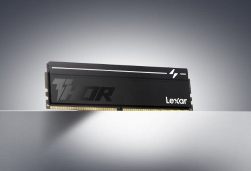 Lexar LD5U32G60C400V-RGS DDR5 UDIMM 32GB 6000 MT/s 1.35V  CL40 THOR RGB G2 HEATSINK BLACK  GLOBAL INTEL XMP 3.0 & AMD EXPO