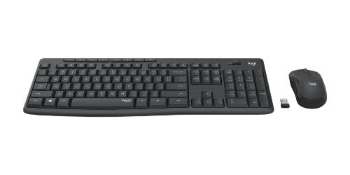 Logitech 920-009814 keyboard Mouse included Office RF Wireless English Graphite