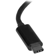 StarTech.com USB-C to Gigabit Ethernet Adapter, Black, Thunderbolt 3 / 4 Compatible, Windows & Mac, RJ45 LAN Network Converter