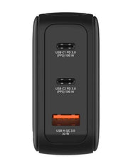 Verbatim 100W Mini GaN Charger with Display Universal Black AC Fast charging Indoor