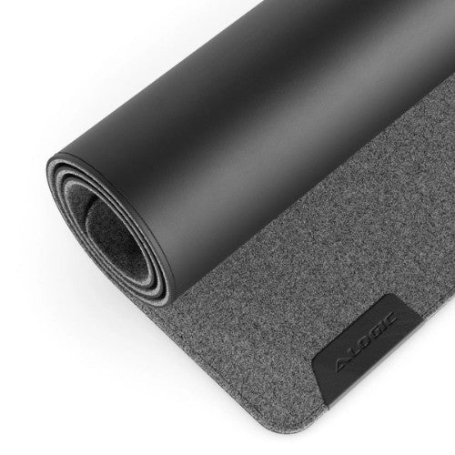 ALOGIC ADLFMDG desk pad Vegan leather, Felt Black