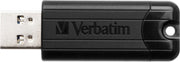 Verbatim PinStripe 3.0 - USB 3.0 Drive 256GB  - Black