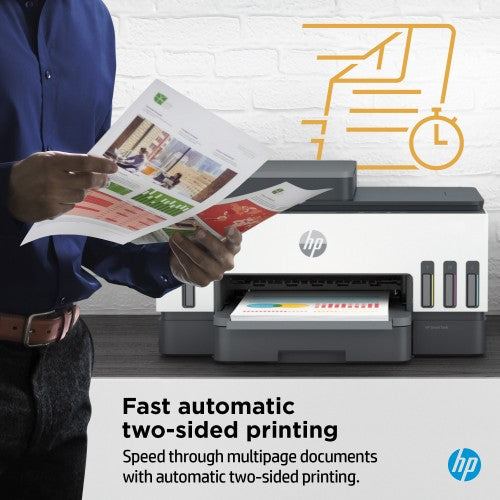 HP Smart Tank 7305 Wireless All-in-One Color Printer, Two-sided printing; Copier, Scanner