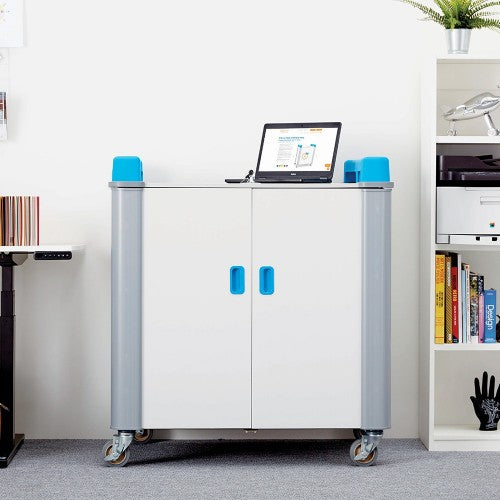 LapCabby LAP20V Portable device management cart Blue