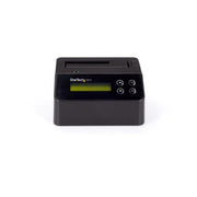 StarTech.com Single Bay Hard Drive Eraser, Standalone HDD/SSD Sanitizer, 4Kn, USB 3.0 to SATA III (6 Gbps), 9 Erase Modes, LCD Display, Secure Erase Hard Disk Sanitizer Dock, DB-9 Printer Port, TAA Compliant