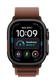 Apple Watch Ultra 4 GPS + Cellular 49mm Black Titanium Case with Burgundy Alpine Loop - M