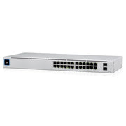 Ubiquiti UniFi 24-Port PoE Managed L2/L3 Gigabit Ethernet (10/100/1000) Power over Ethernet (PoE) 1U Silver