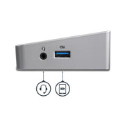 StarTech.com 4K USB-C Dock, Triple UHD 4K Monitor Docking Station, Mac & Windows, USB C to HDMI & DisplayPort, 60W Power Delivery, 5x USB 5Gbps Hub - TAA