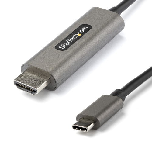 StarTech.com 3.3ft (1m) USB C to HDMI Cable 4K 60Hz w/ HDR10 - Ultra HD USB Type-C to 4K HDMI 2.0b Video Adapter Cable - USB-C to HDMI HDR Monitor/Display Converter - DP 1.4 Alt Mode HBR3